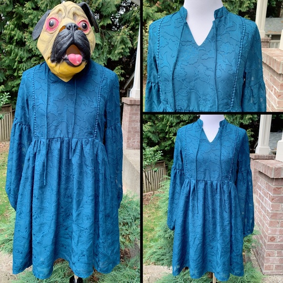 Blue Rain Dresses & Skirts - Cutie, BLUE RAIN, lacy, babydoll dress!!